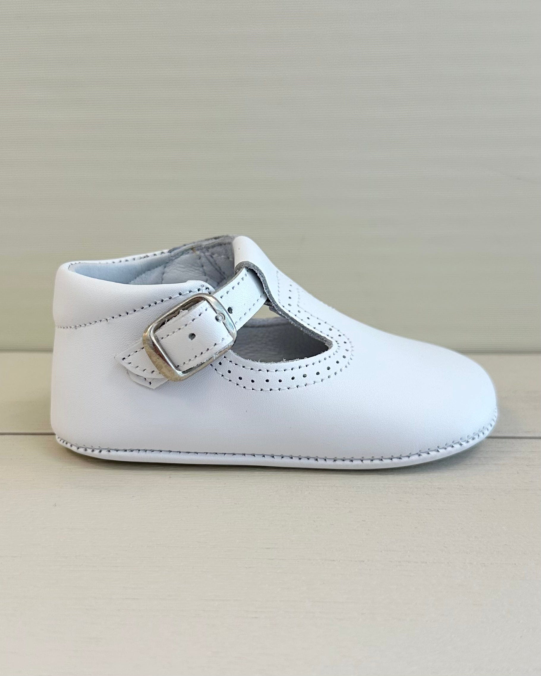 YoYo Boutique Shoes White Pre-Walker T-Bar Shoes