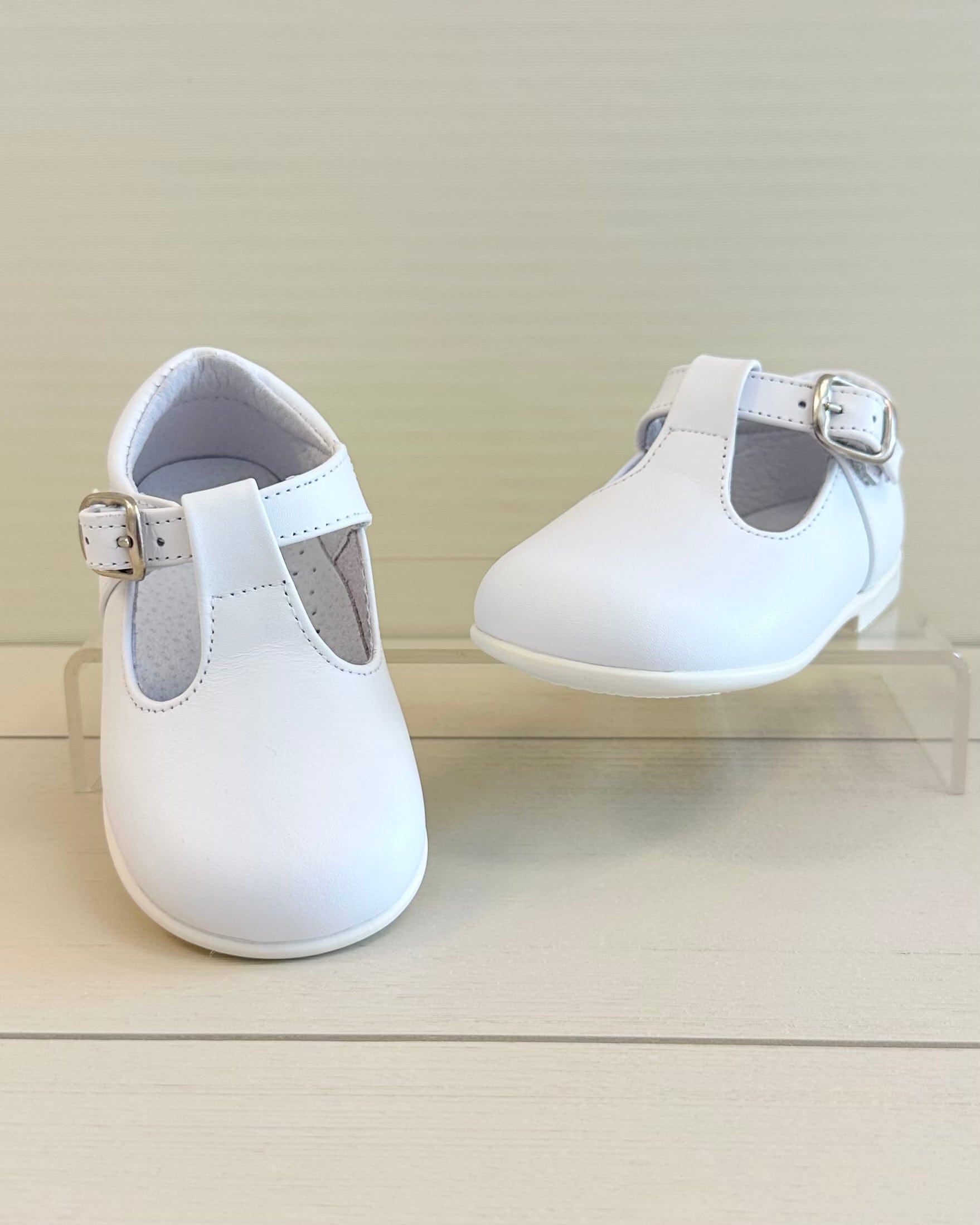 YoYo Boutique Shoes White T-Bar Shoes