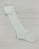 YoYo Boutique Socks White Scottish Yarn Tights