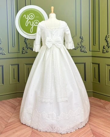 YoYo by Nina First Communion 12 / White Colette First Communion Deluxe Dress