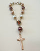 YoYo Children's Boutique Rosary Guadalupe Virgin & Pearls Mini Rosary