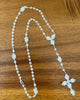 YoYo Children's Boutique Accesories White Crystals Rosary