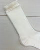 Condor Socks Off-White Perle Knee High Socks