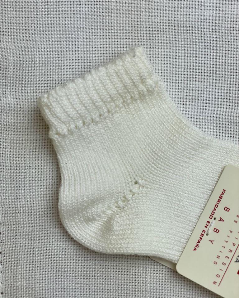 Condor Socks Off-White Perle Short Socks