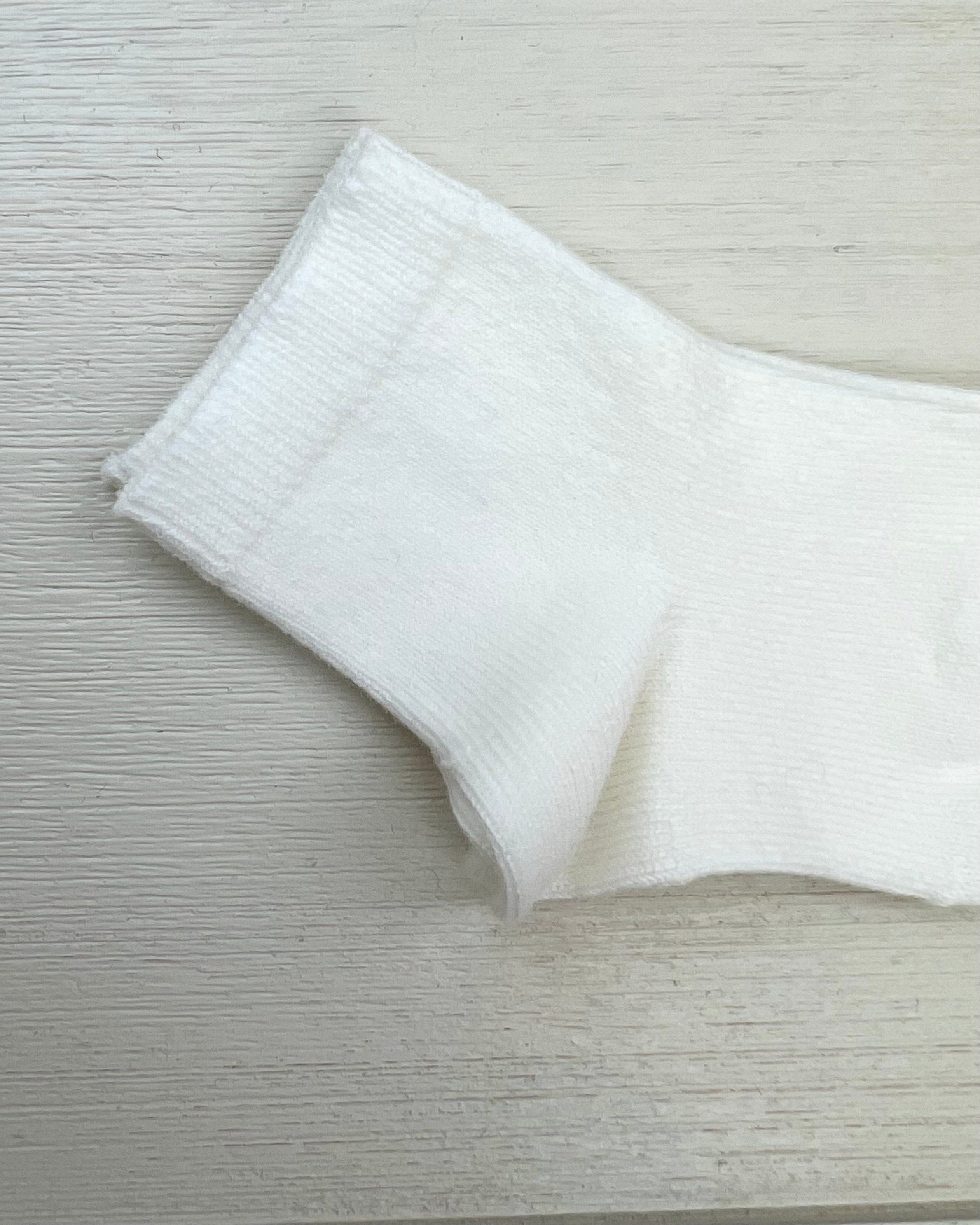 Condor Socks Off-White Plain Stitch Short Socks