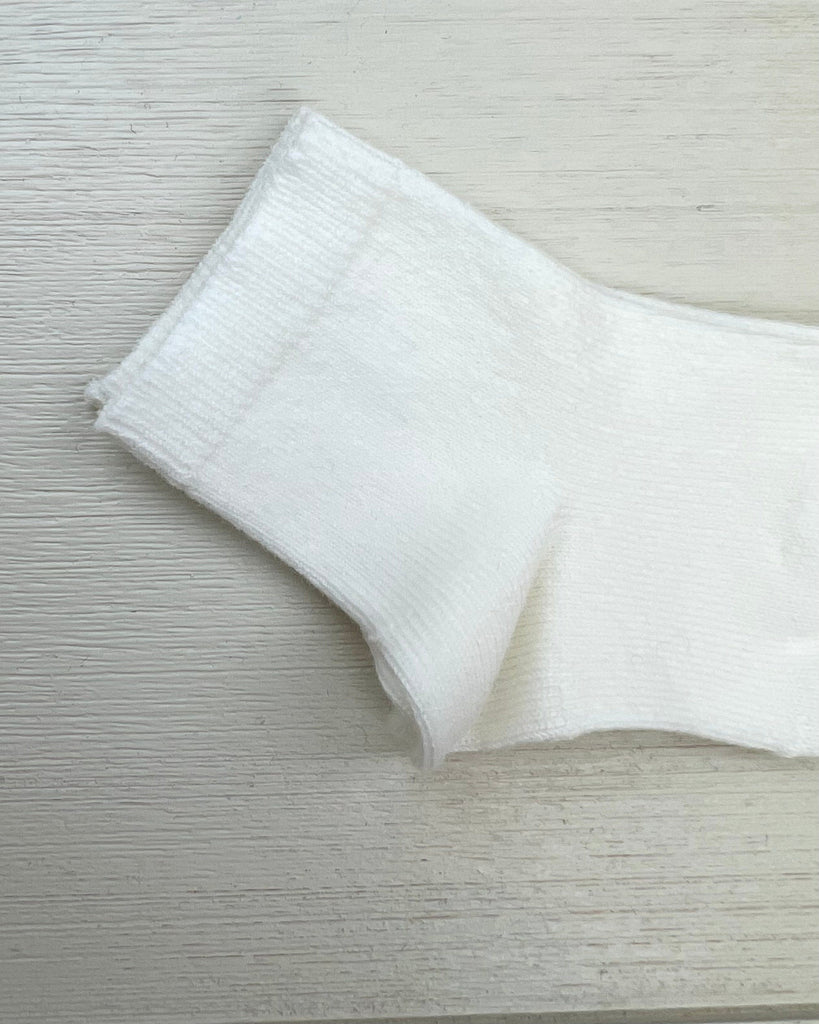 Condor Socks Off-White Plain Stitch Short Socks