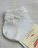 Condor Socks White Ankle Socks with Folded Cuff