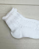Condor Socks White Vertical Design Short Socks