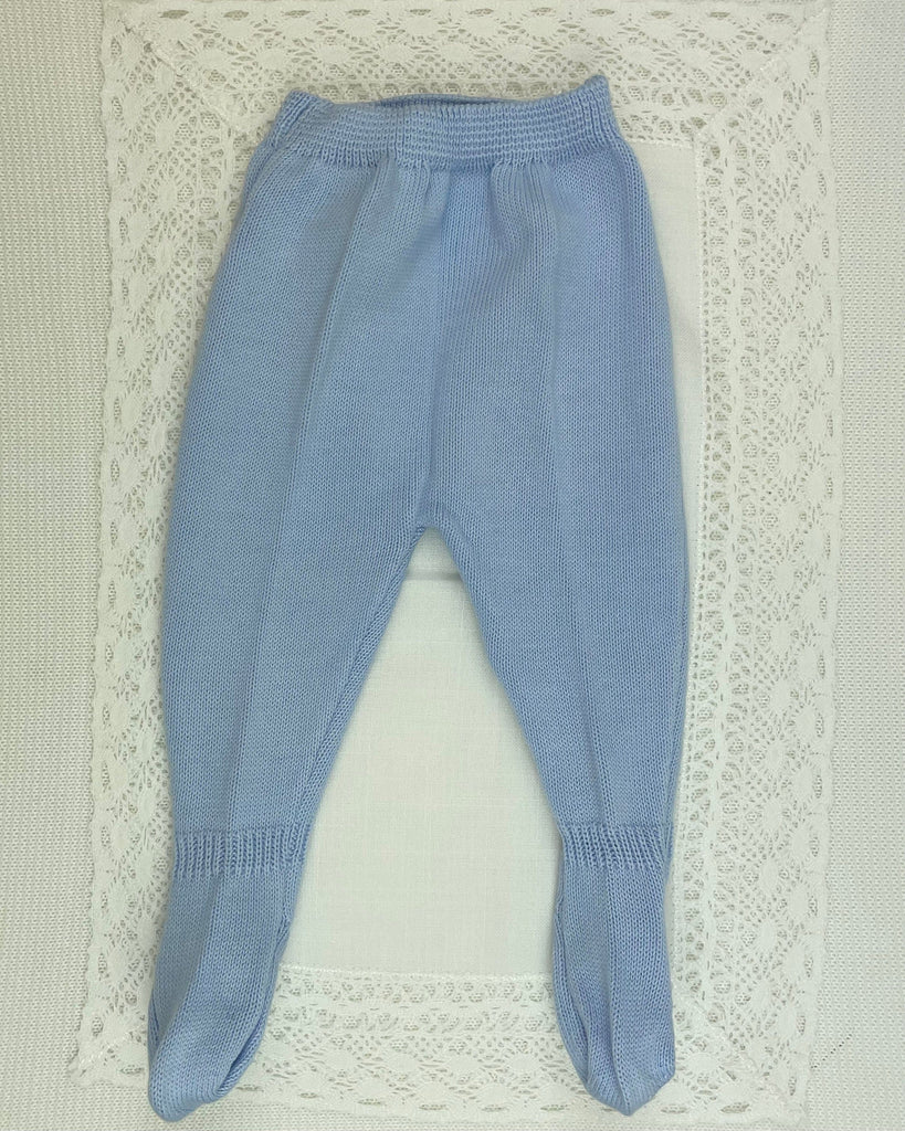 Martin Aranda Baby & Toddler Outfits 0M Blue Knit Newborn Outfit