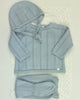Martin Aranda Baby & Toddler Outfits 0M Cadet Grey Knit Newborn Outfit