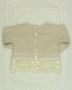 Martin Aranda Baby & Toddler Outfits 0M Sand Knit & Lace Newborn Outfit