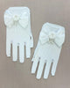 YoYo Accesories One Size / White White Fishnet Gloves with Bow