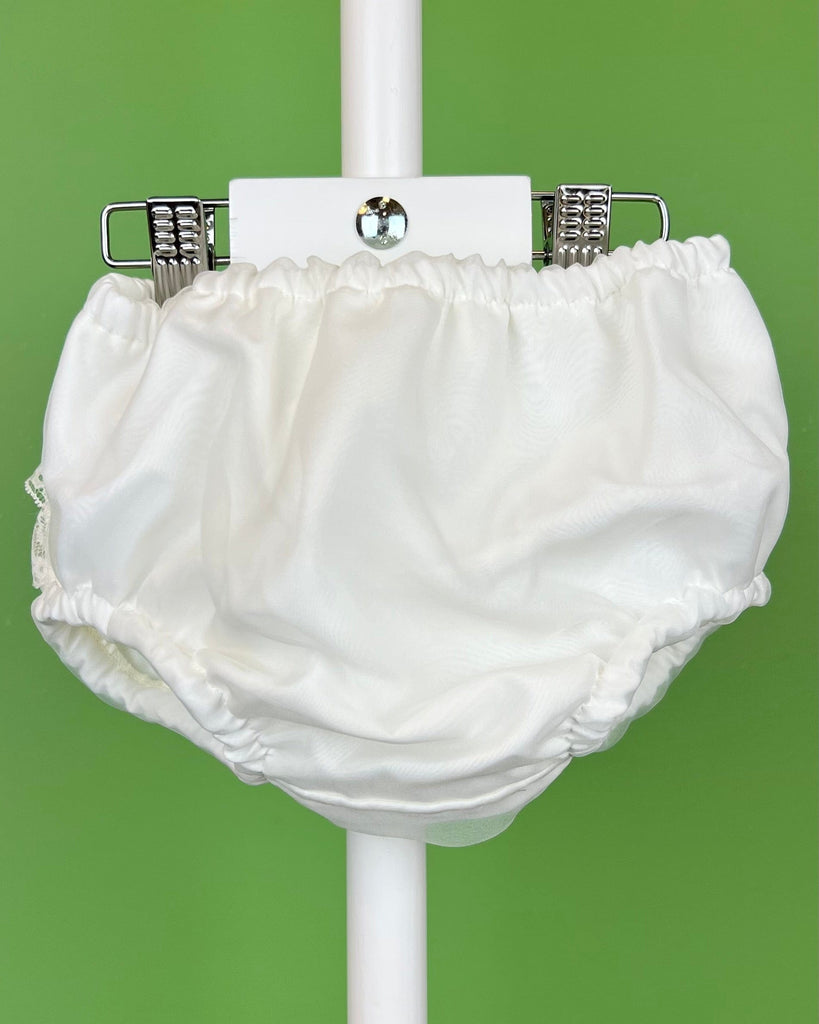YoYo Boutique Accesories Off-White Bloomers with Lace