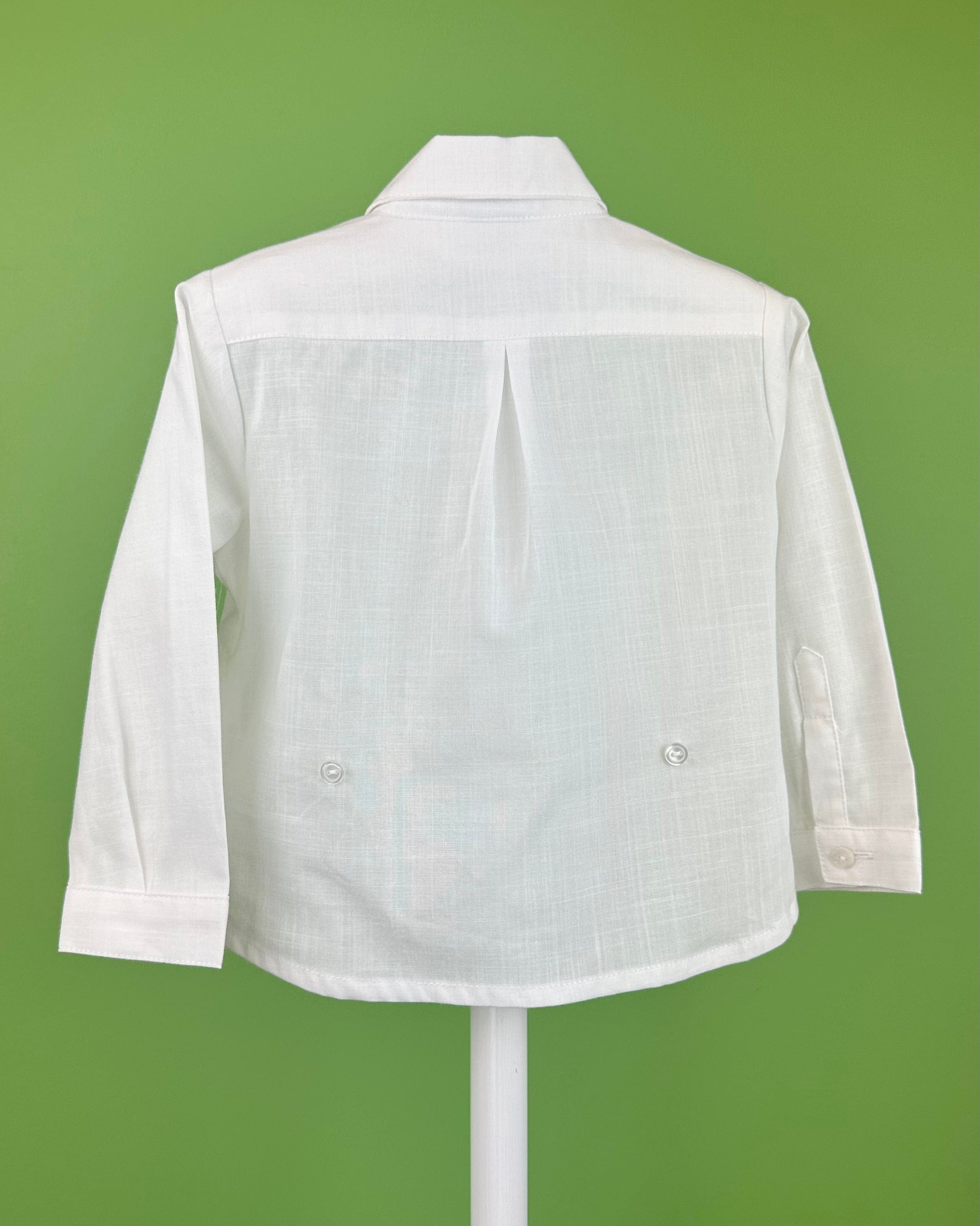 YoYo Boutique Baptism Alex White & Grey Bubble Outfit