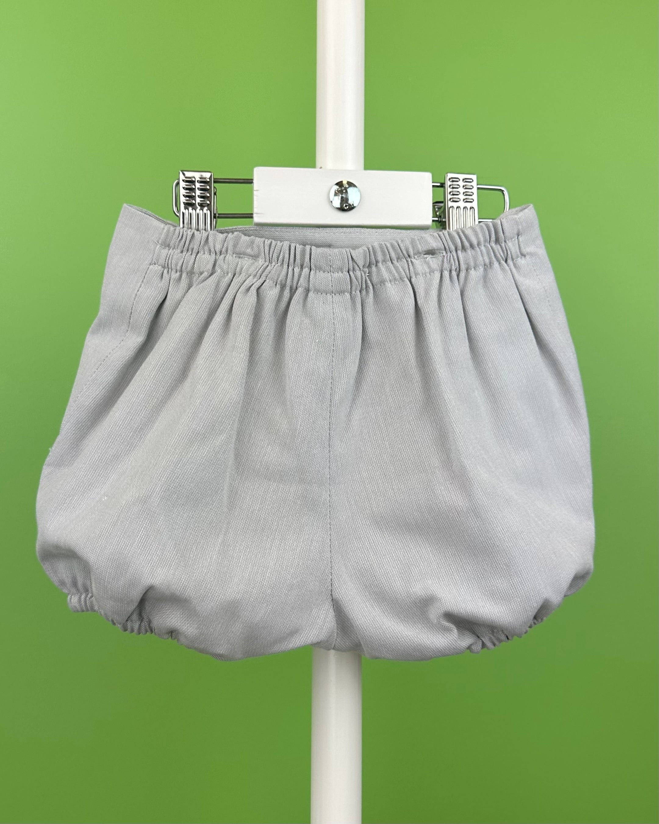 YoYo Boutique Baptism Alex White & Grey Bubble Outfit