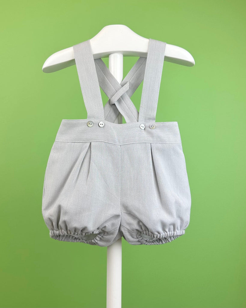 YoYo Boutique Baptism Charlie White & Grey Outfit