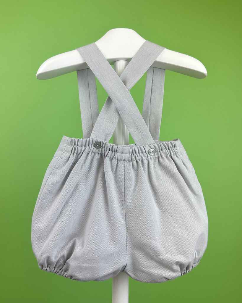 YoYo Boutique Baptism Charlie White & Grey Outfit