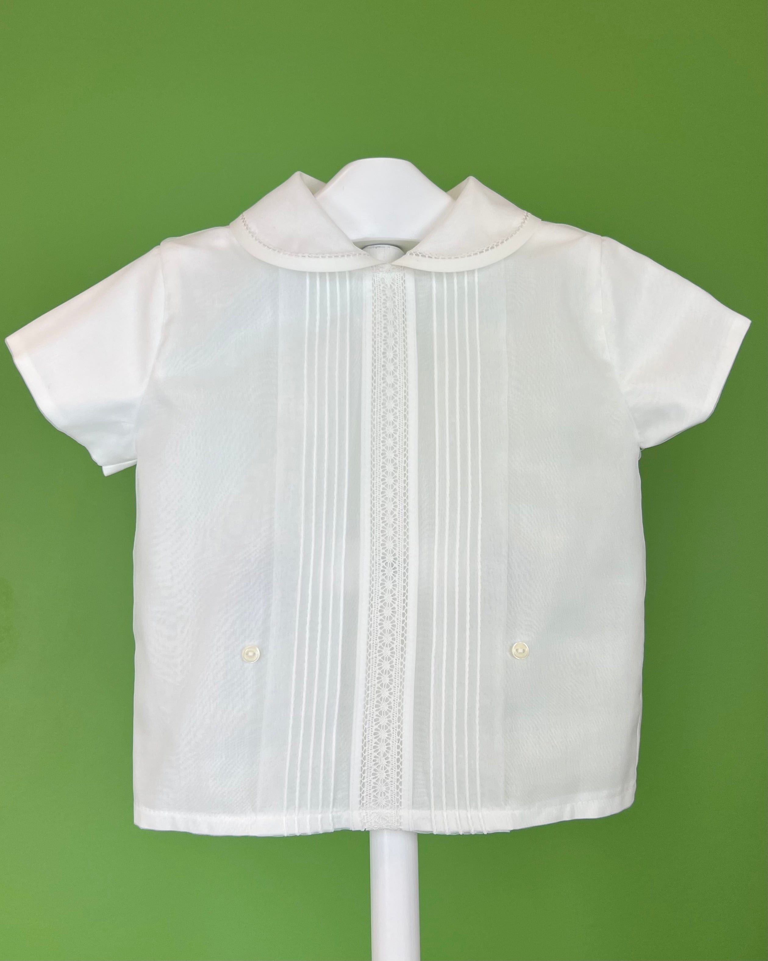 YoYo Boutique Baptism Felipe White Shorts Outfit
