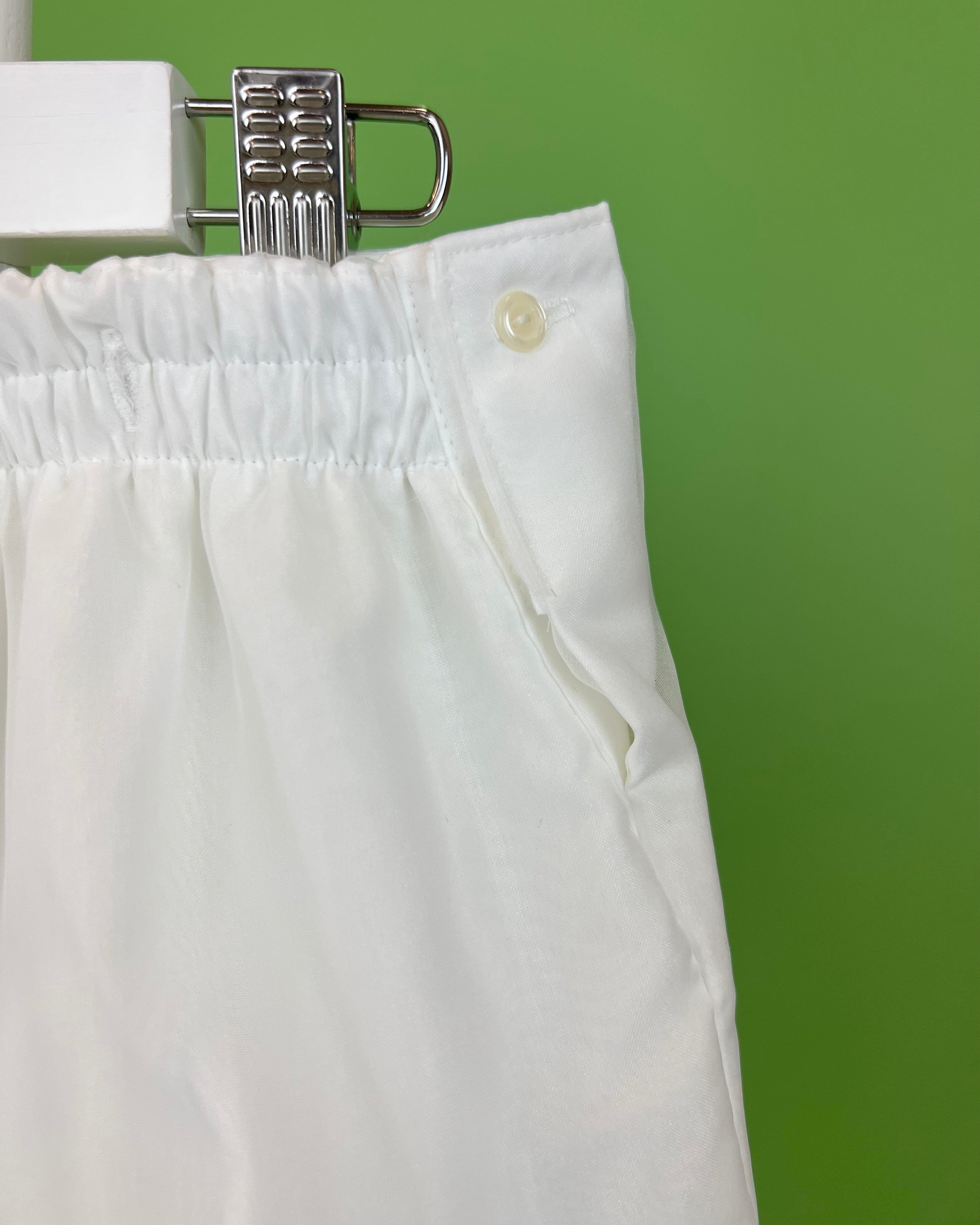 YoYo Boutique Baptism Felipe White Shorts Outfit
