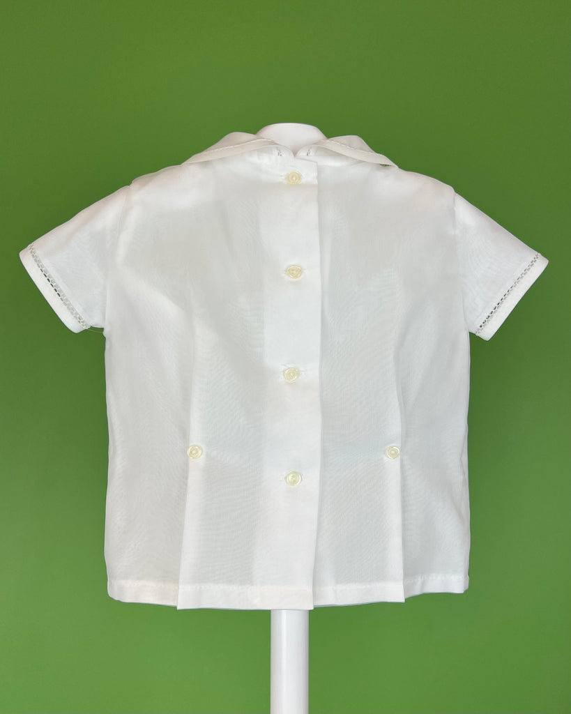 YoYo Boutique Baptism Luciano Off-White & Green Bubble Outfit