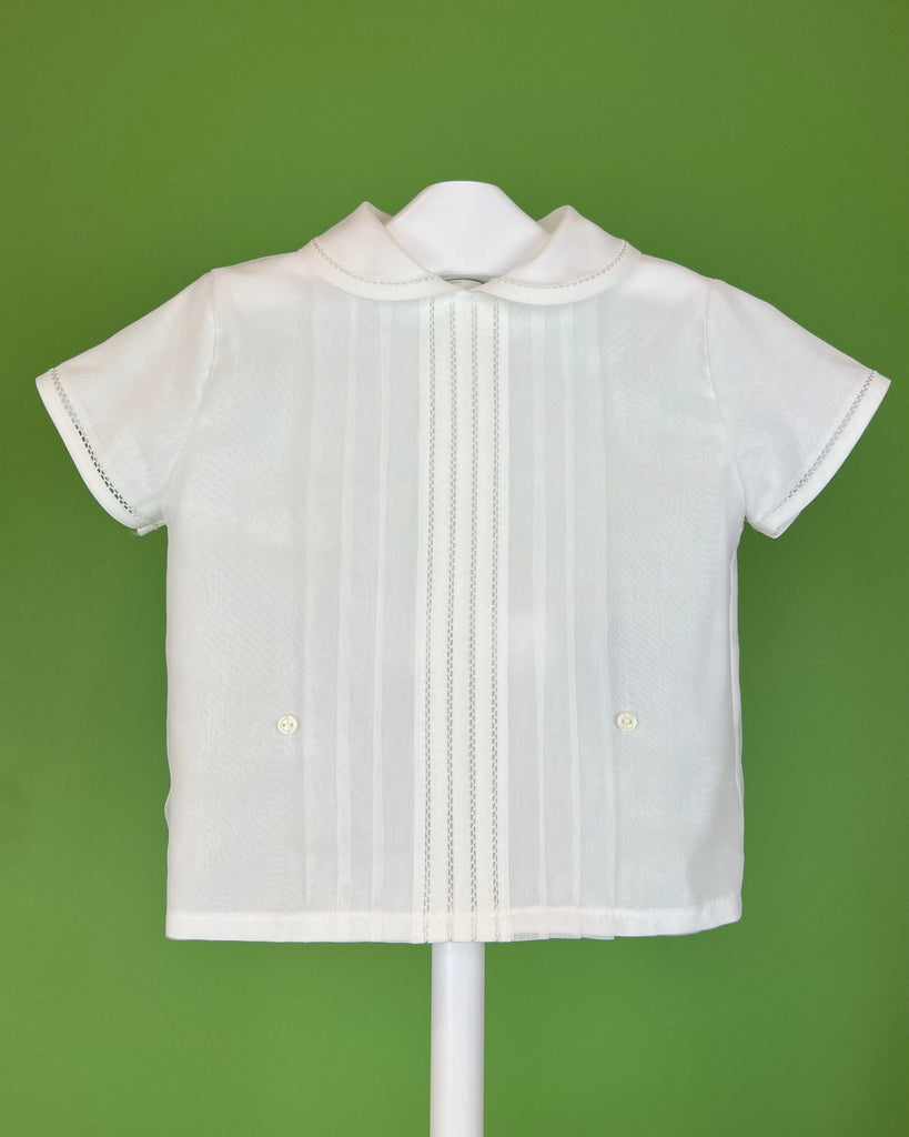 YoYo Boutique Baptism Luciano Off-White & Green Shorts Outfit