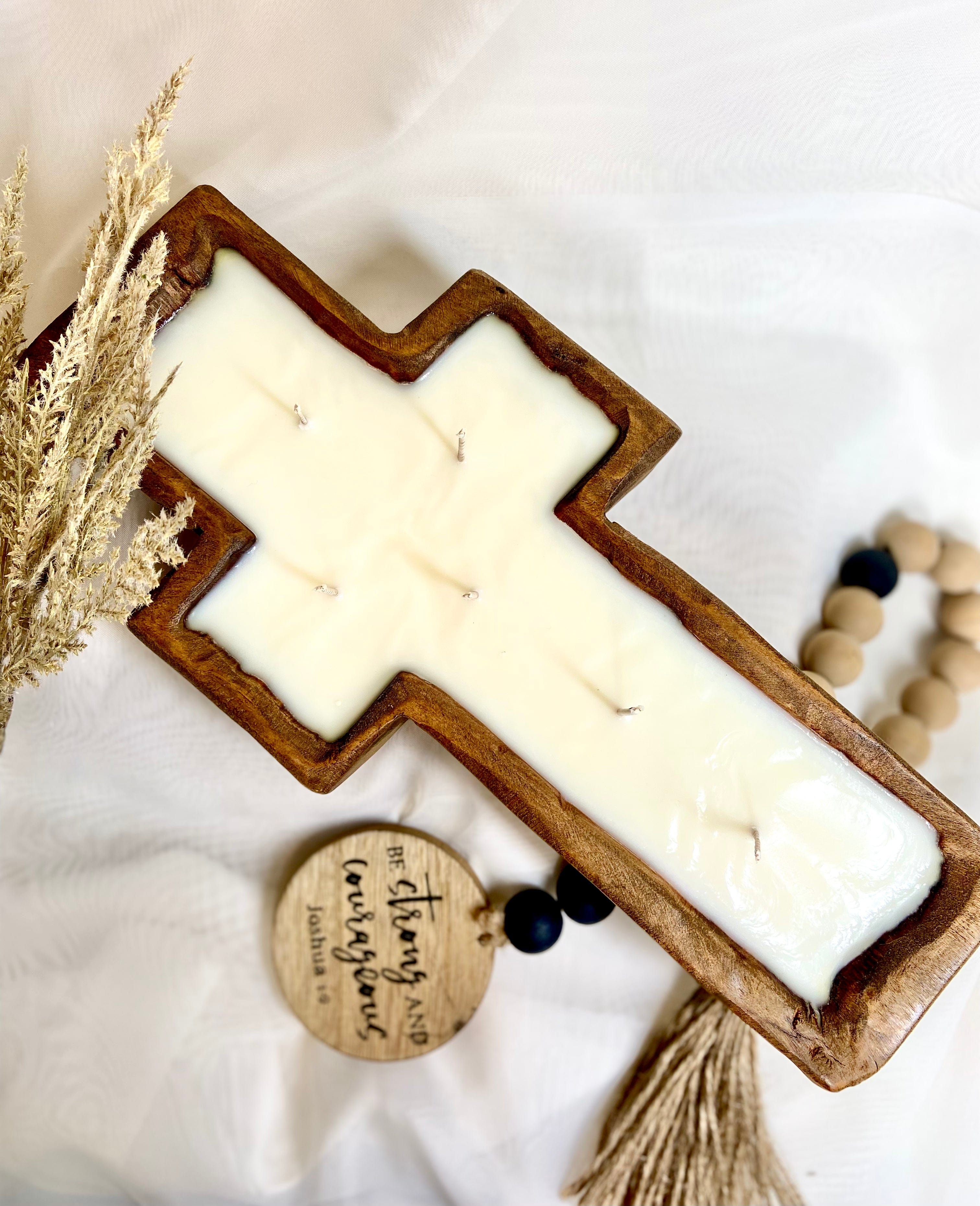 YoYo Boutique Cross Candle