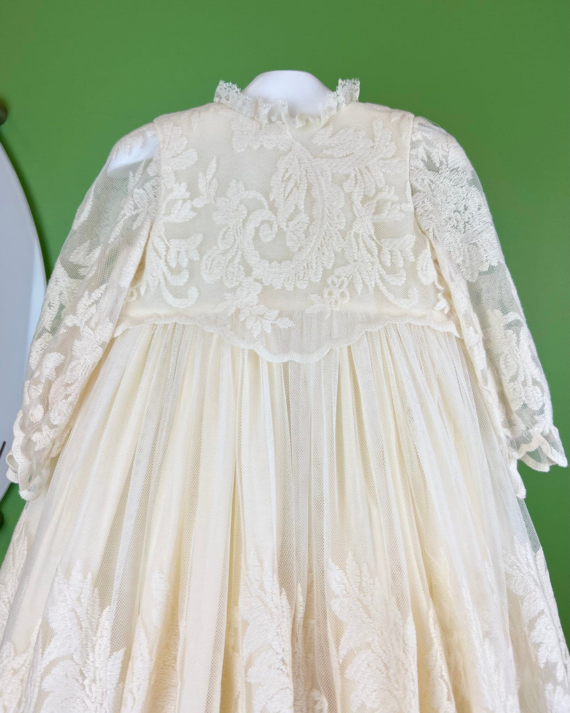 YoYo by Nina Baptism & Communion Dresses Teresa Ivory Long Dress