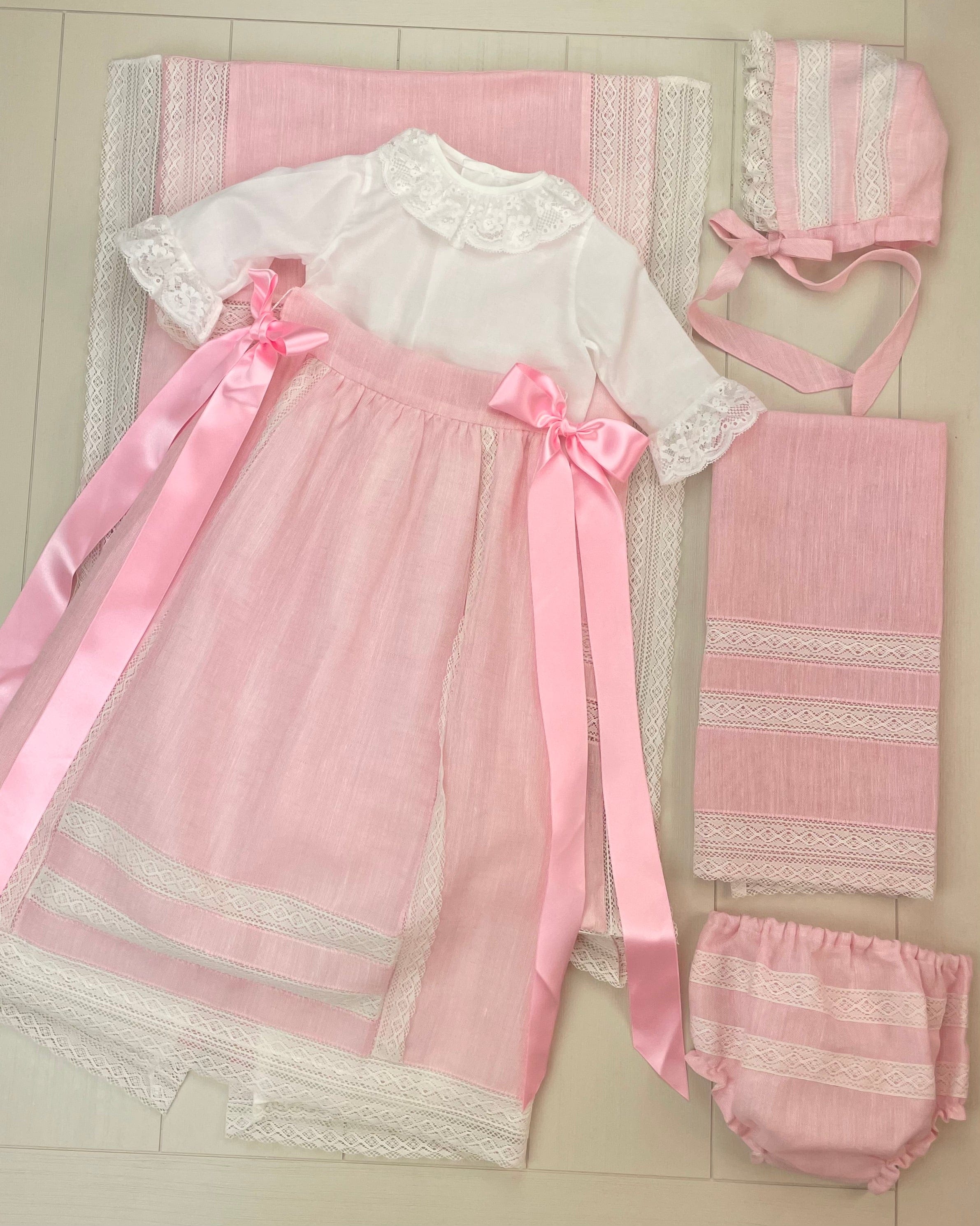 YoYo by Nina Newborn Pink & White Newborn Set
