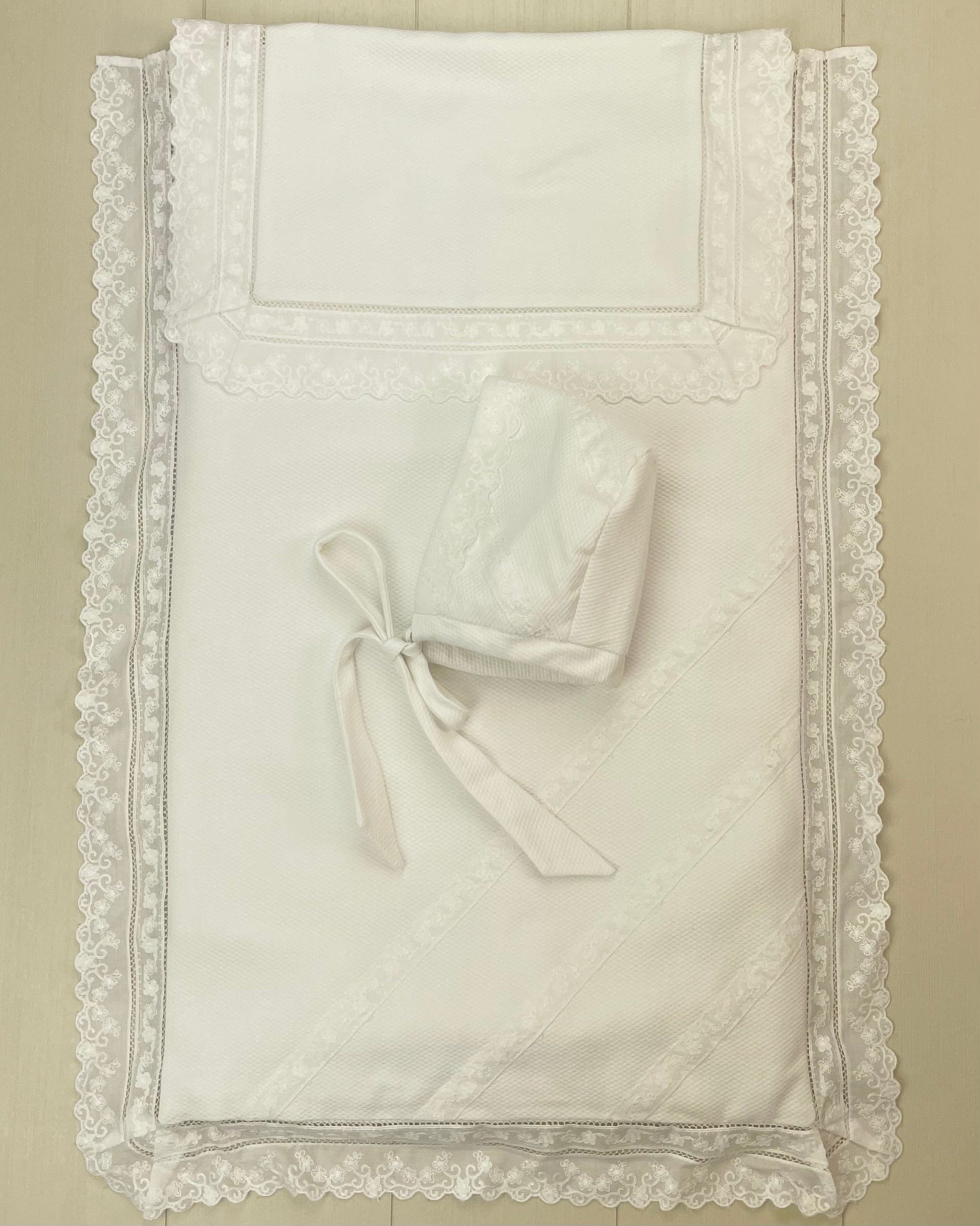 YoYo by Nina Newborn White & Lilac Newborn Set