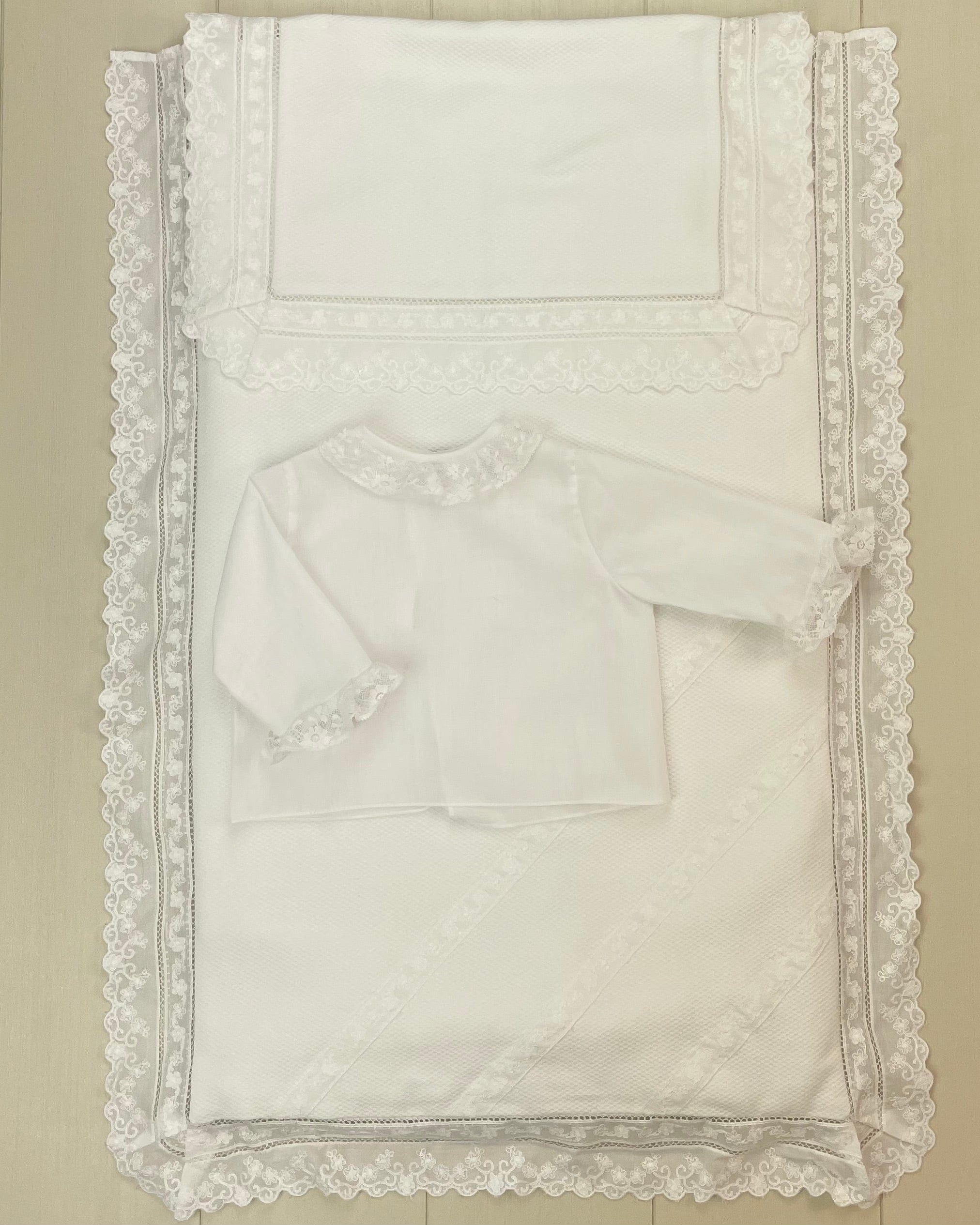 YoYo by Nina Newborn White & Lilac Newborn Set