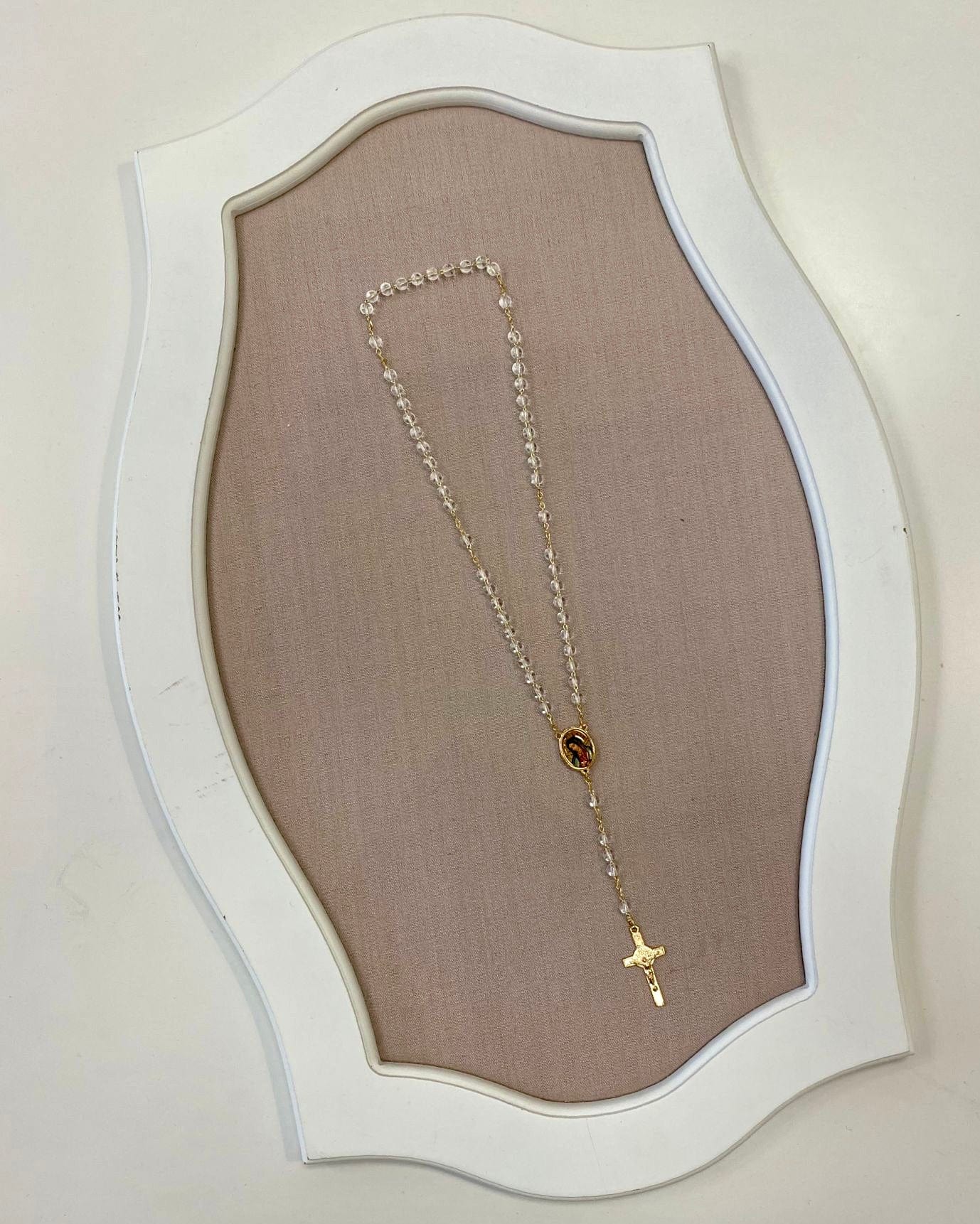 YoYo Children's Boutique Accesories Crystals & Virgin of Guadalupe Rosary