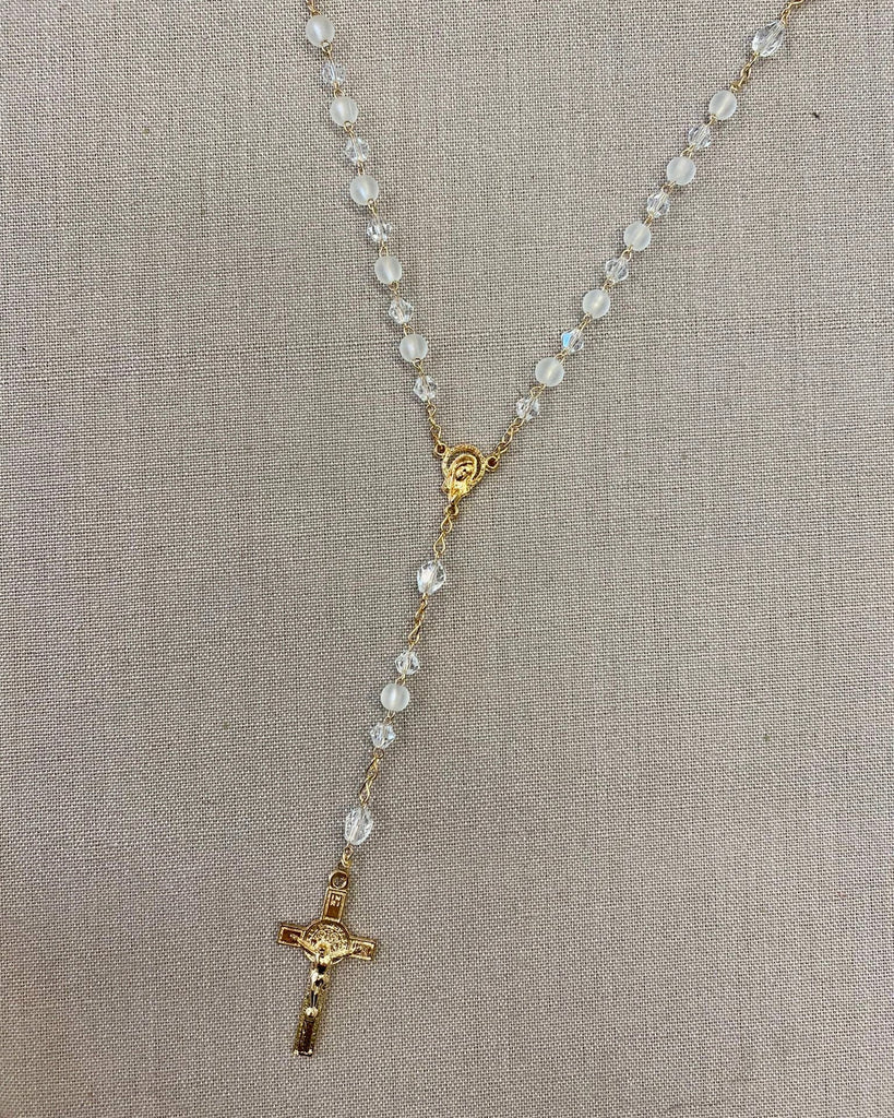 YoYo Children's Boutique Accesories Frosty Crystals Rosary