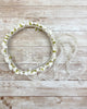 YoYo Children's Boutique Accesories Off-White Off-White Flowers with Ribbon Full Crown