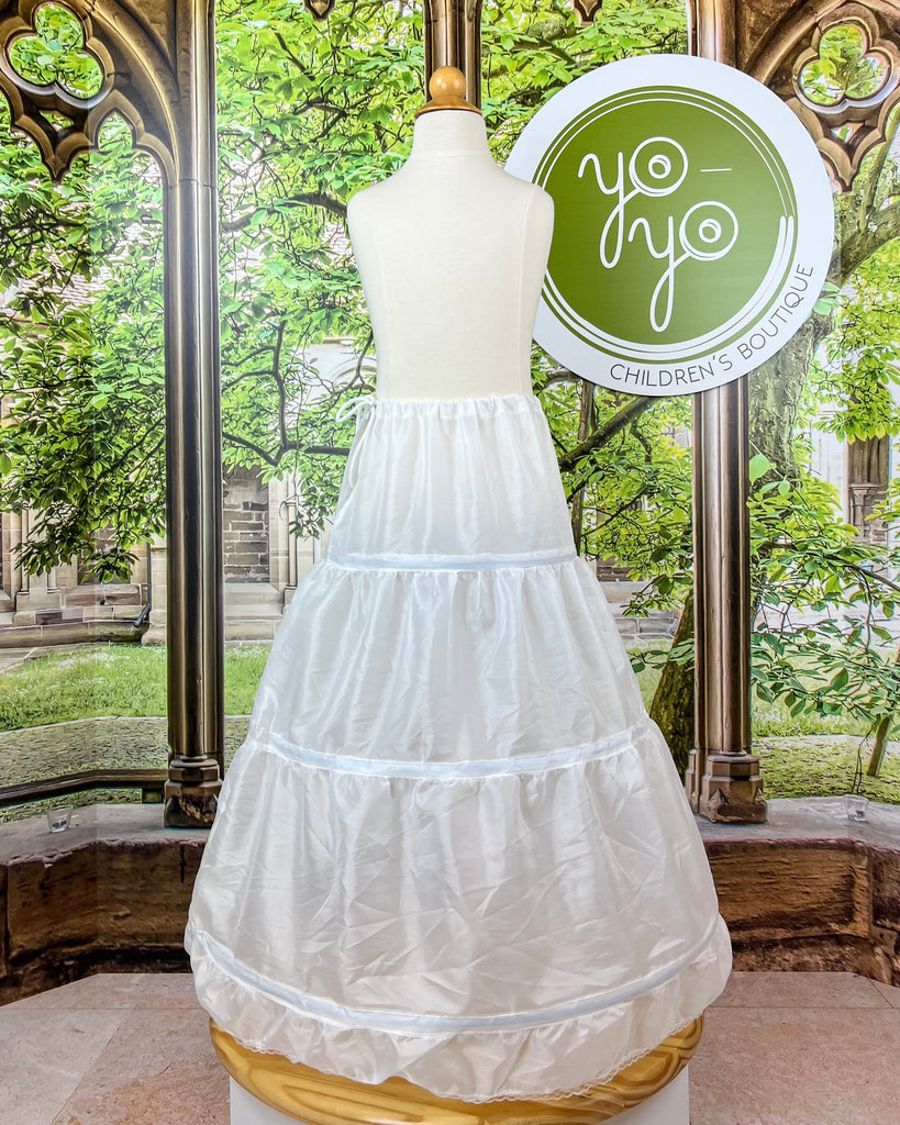 Petticoat Hoop Wedding Dress Bridal Skirt 6 Floor Length Underskirt  Crinoline Ring Underdress Six Slips Gown Girls - Walmart.com