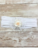 YoYo Children's Boutique Accesories White White Flower Headband