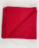 YoYo Children's Boutique Babies Red Red Knit Blanket