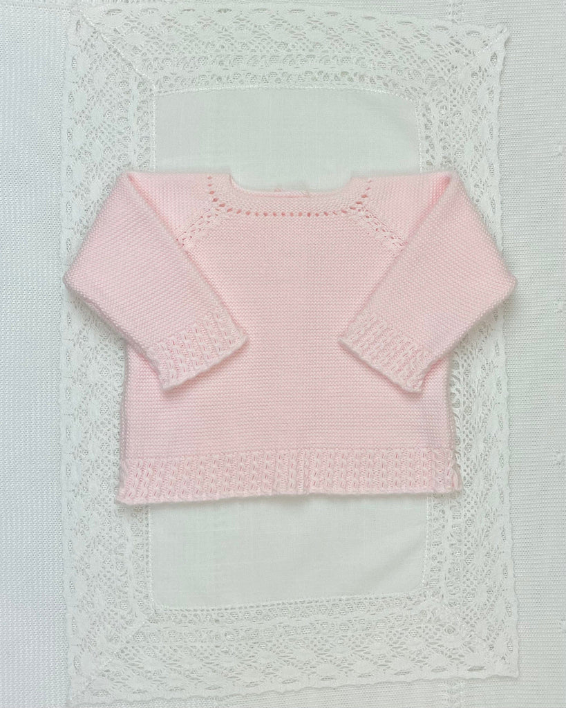 YoYo Children's Boutique Baby & Toddler Outfits 0M Baby Pink Plain Stitch Newborn Outfit