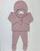 YoYo Children's Boutique Baby & Toddler Outfits 0M Dusty Rose Plain Stitch Newborn Outfit