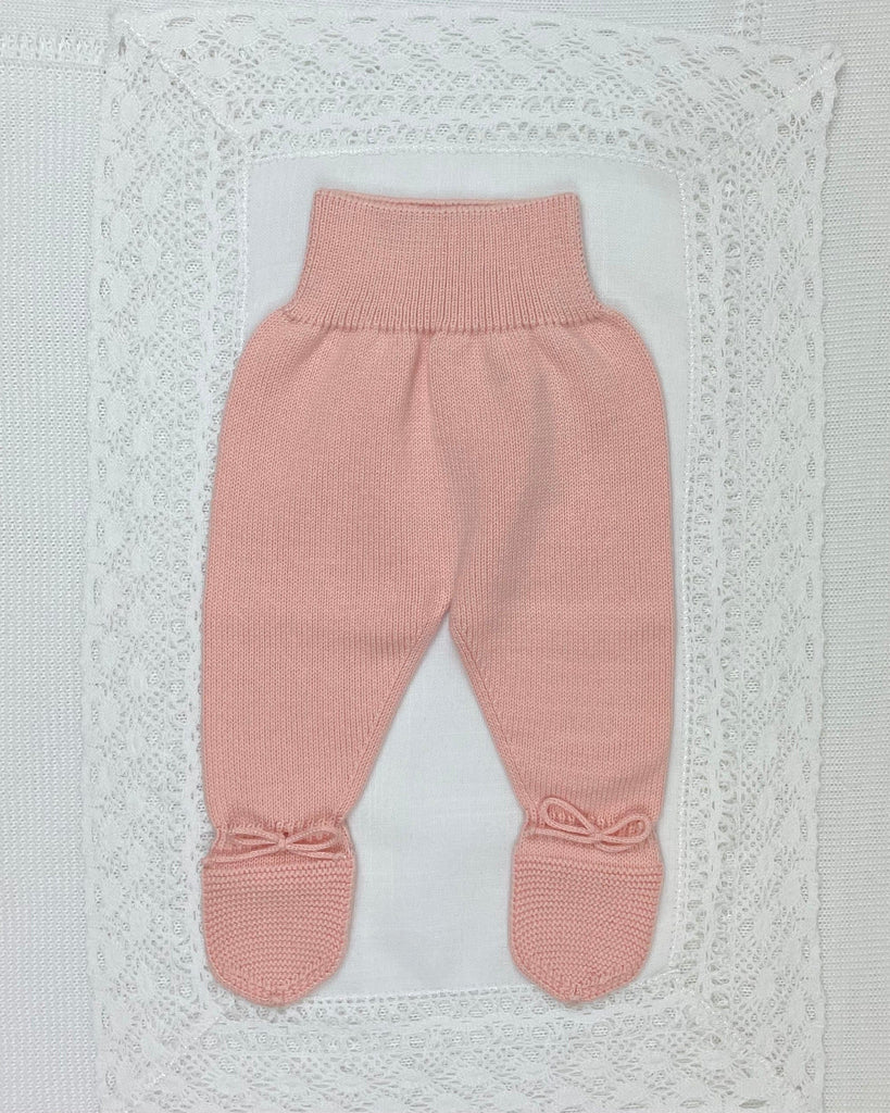 YoYo Children's Boutique Baby & Toddler Outfits 0M Peach Pink Knit Newborn Outfit
