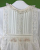 YoYo Children's Boutique Baptism 4 Amaia Off-White Organza & Smock Dress