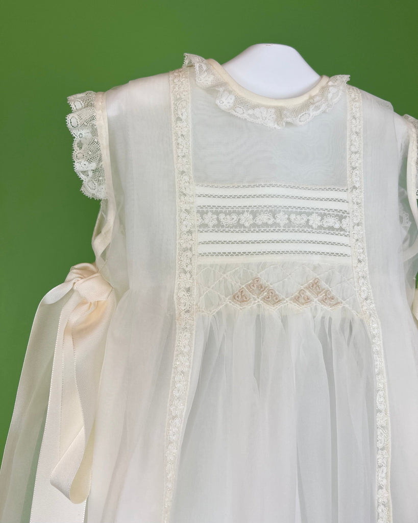 YoYo Children's Boutique Baptism & Communion Dresses 4 / Off-White Belen Off-White Dress