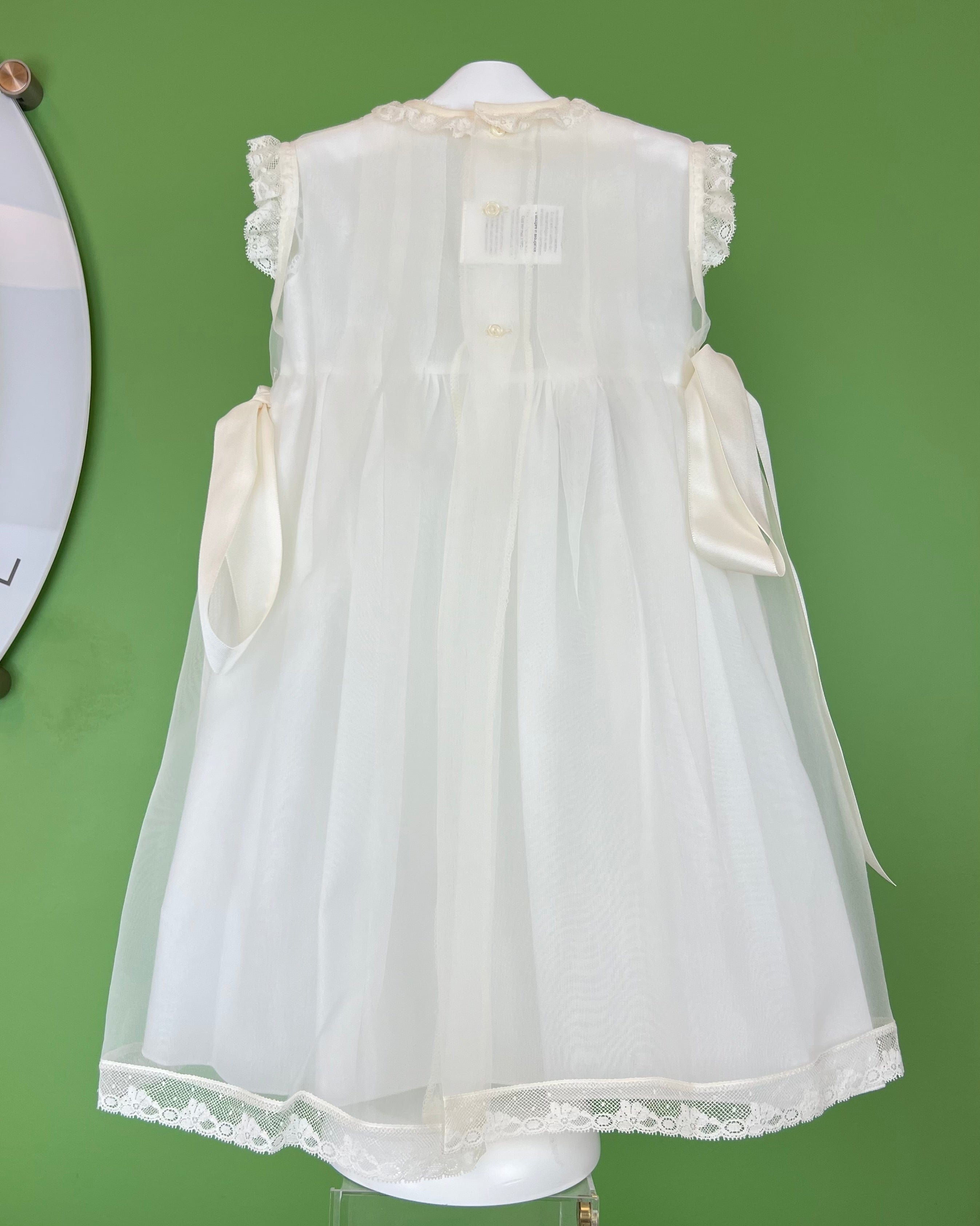 YoYo Children's Boutique Baptism & Communion Dresses 4 / Off-White Belen Off-White Dress
