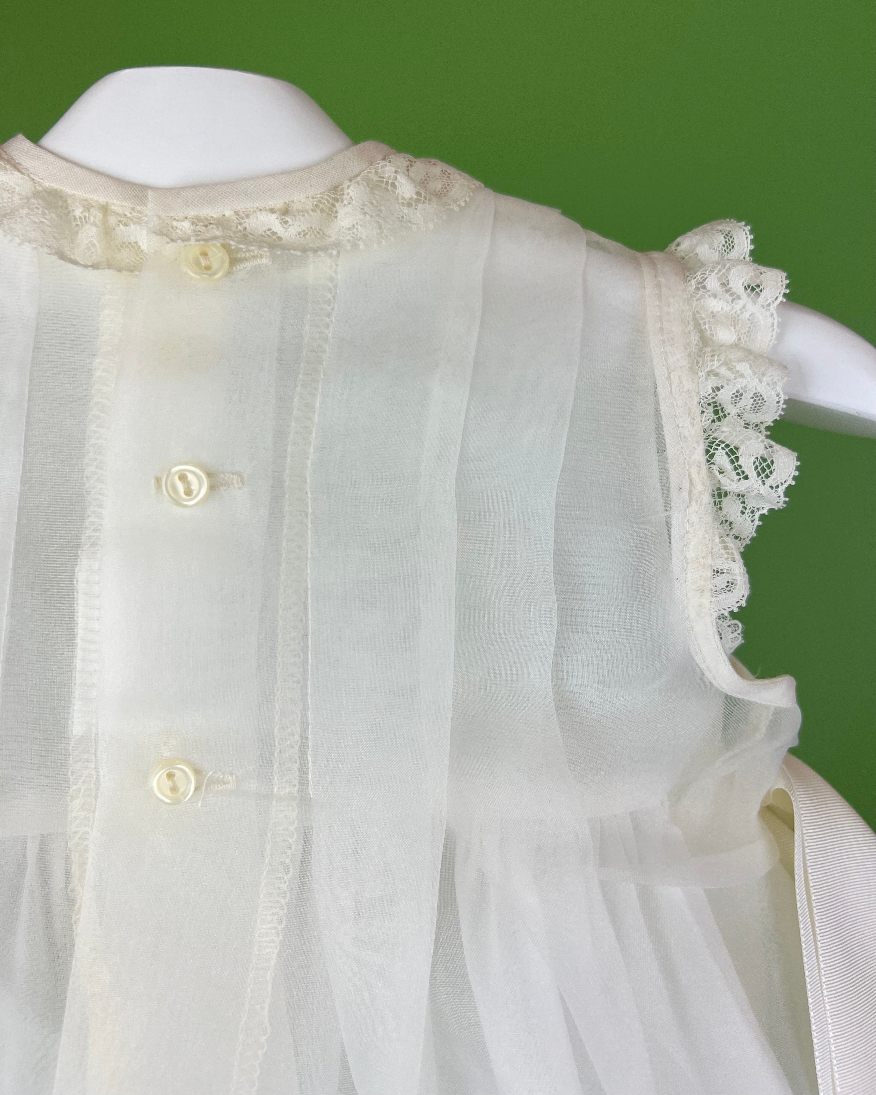 YoYo Children's Boutique Baptism & Communion Dresses Belen Off-White Dress with Bonnet