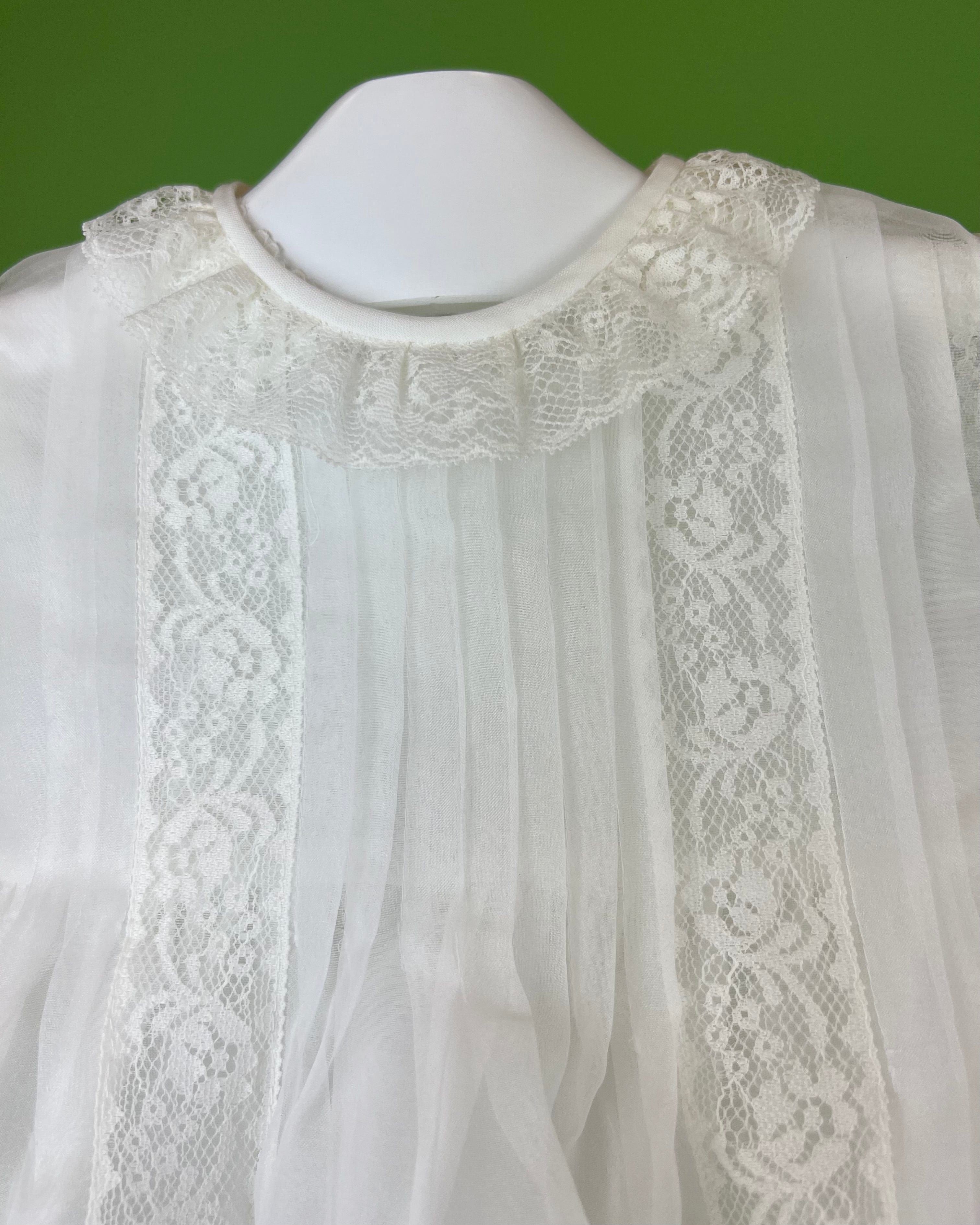 YoYo Children's Boutique Baptism & Communion Dresses Camila White Dress with Bonnet