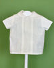 YoYo Children's Boutique Baptism & Communion Dresses Off-White Pleats Shorts Outfit
