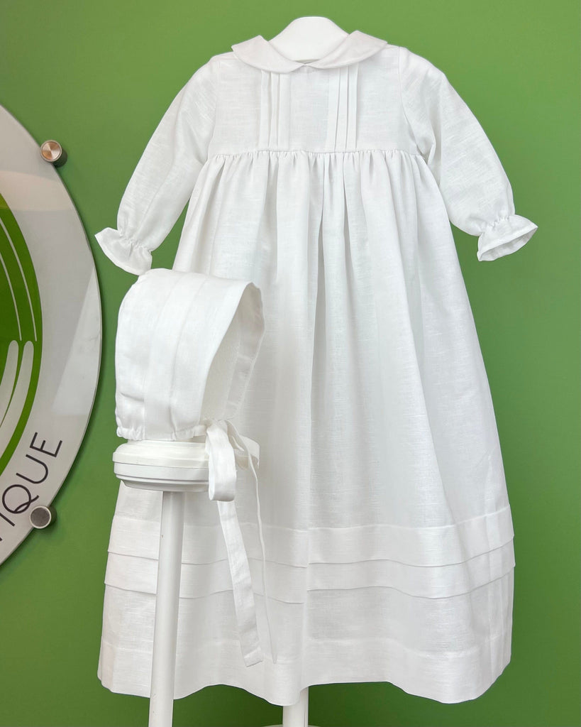 YoYo Children's Boutique Baptism & Communion Dresses Peter White Christening Long Dress