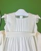 YoYo Children's Boutique Baptism Fernanda Off-White Dress
