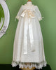 YoYo Children's Boutique Baptism Ivory Muslin & Laces Christening Gown