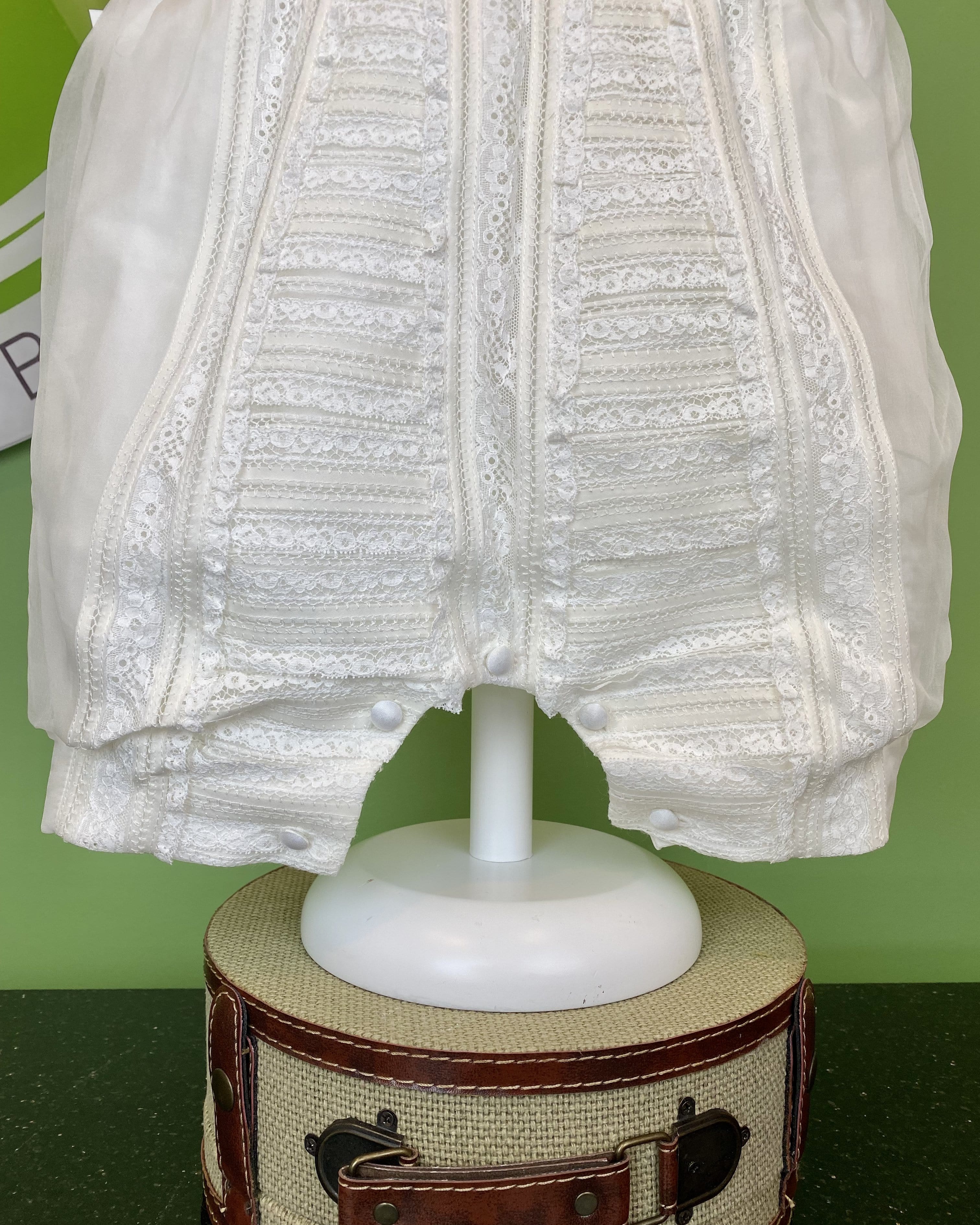 YoYo Children's Boutique Baptism Off-White Bubble Onesie