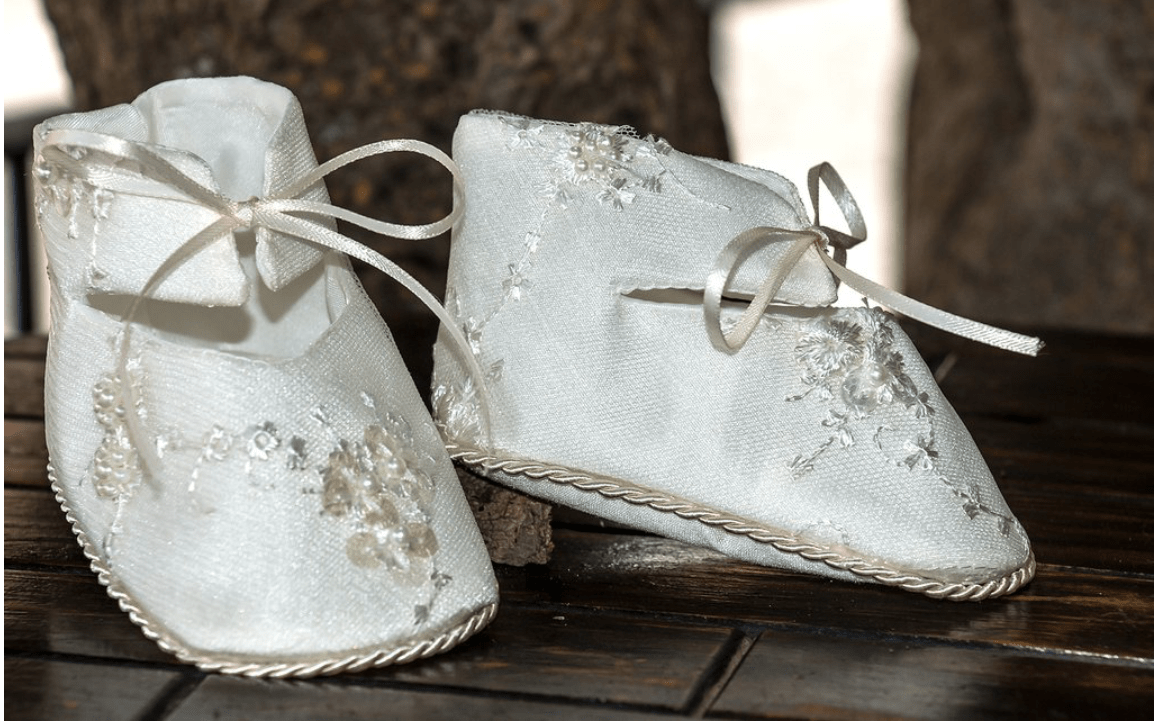 Off White Flower Bootie - YoYo Children's Boutique